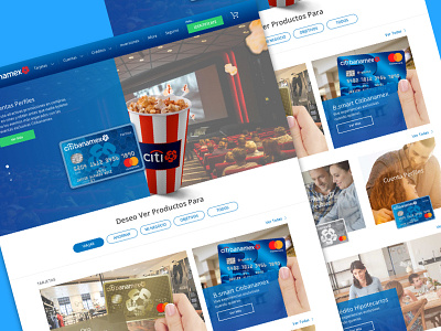 Banking Marketplace banking credit card landing page marketplace slider ui ux web