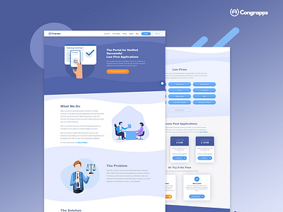 Congrapps Landing Page