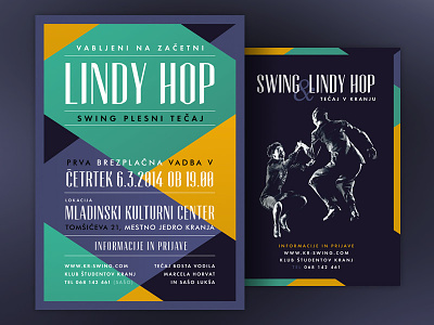 Lindy Hop 1920 1930 card dance deco flyer graphic lindy lindy hop print swing vintage