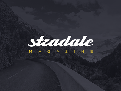 Stradale automotive brand branding logo logo design logotype magazine script type typography