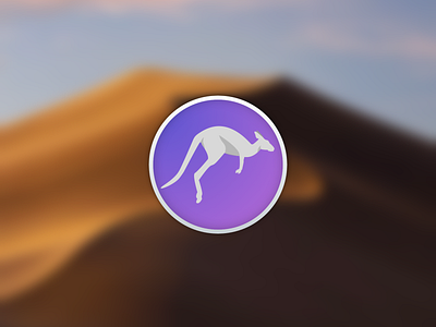 Kangaroo Icon app design ico icon kangaroo logo mac app mac os ui ui deisgn