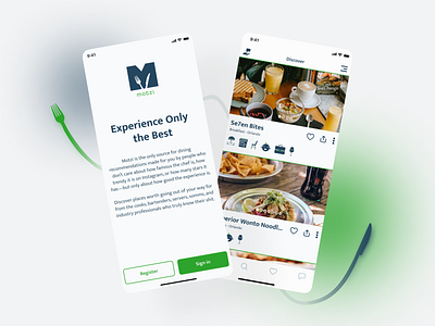 Motzi — Food recommendation app