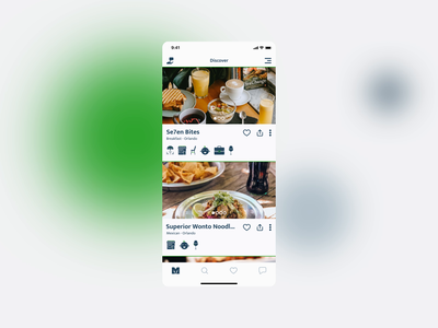 Motzi — Interactive design animation experience food healthy interactive design mobile app recommendation restaurants ui ux