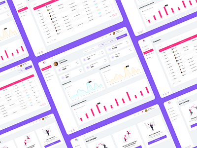 Campaign Management System branding dashboard ui design sign up ui ui uidesign