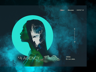 UI 14Agency adobe xd branding adobephotoshop web design web double exposure ui design ux art direction ui design