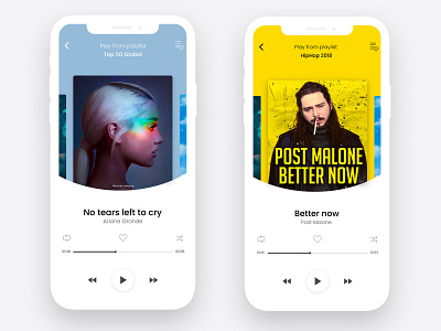 Daily UI Challenge #009 app branding design iphone music music app ui ux