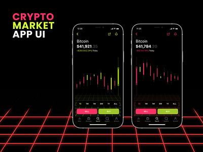 Crypto app bitcoin crypto cryptoapp dark theme design figma redesign trading ui wallet