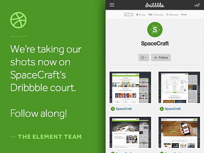 Shooting for SpaceCraft Now announcement dribbble spacecraft