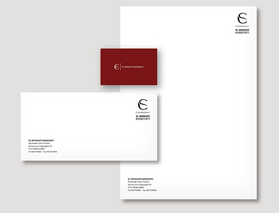 SC Law Firm branding design italy lawfirm logo minimal modena typography