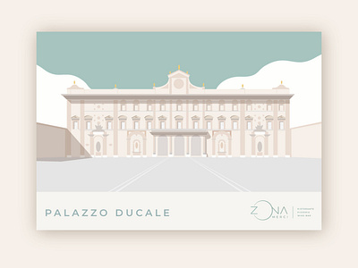 Palazzo Ducale di Sassuolo, Modena branding color palette illustration illustration art illustration design illustrator italia italianstyle italy minimal modena palette