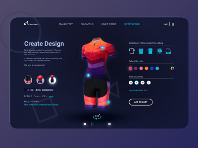 Online shop of sportswear app design ecommerce sport sportswear ui ux web