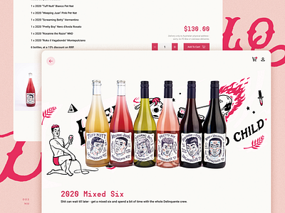 Single Product Page Design design product ui ux wine