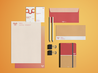 PUPA VI Design branding bussines card color design envelope graphic icon layout layoutdesign logo paper typography vi