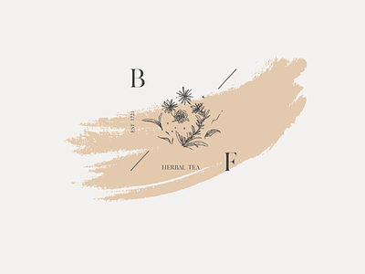 Brand Design : Herbal Tea branding design food food and drink graphic icon layout logo tea typography vi