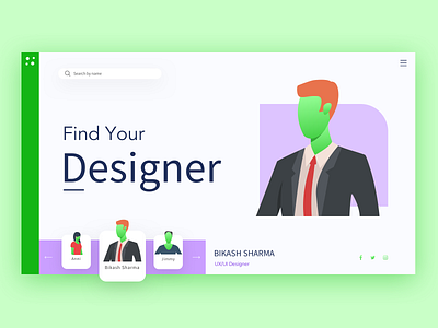 Find your designer - mockup