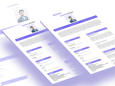 UX designer CV