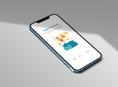 IWISE-fintech mobile application branding graphic design ui