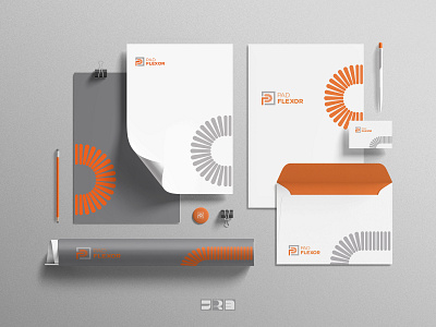 PAD FLEXOR Logo and Brand Identity agency branding business card clean concept design graphic design illustration logo minimal stationary