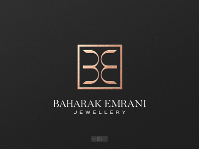 B.Emrani Jewellery Logo agency branding business card clean concept design gold graphic design identity illustration jewelry logo luxury
