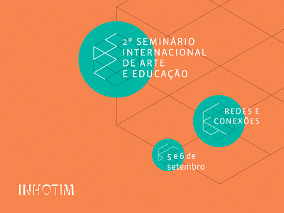 Inhotim :: 2º Seminário de Arte e Educação design logo visual identity