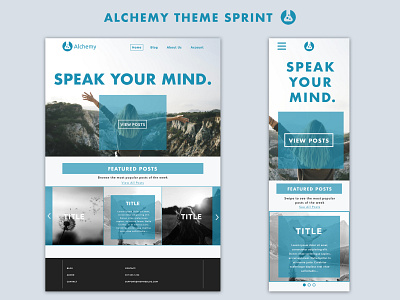 Blog Theme Sprint