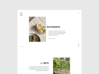 Le Cementine designinspirations logo minimal photography restaurant branding typography ui ux design web