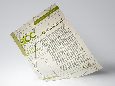 Letter Paper - SCC branding geometic icon identity leaf modern nature segmento áureo style áurea