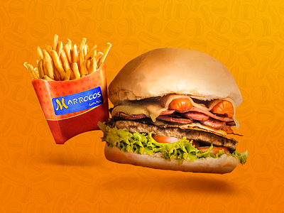 Marrocos Lanches - Fried and Cheese All creative creativedesign design illustration montage
