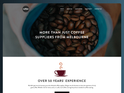 Coffex Web Redesign