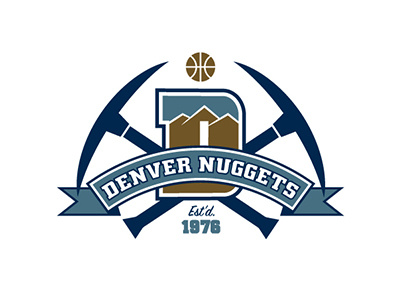 Denver Nuggets Rebrand basketball branding logo sports