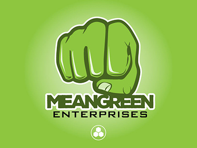 Mean Green Enterprises branding illustration illustrative logo