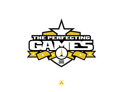 The Perfecting Games branding church logo sports