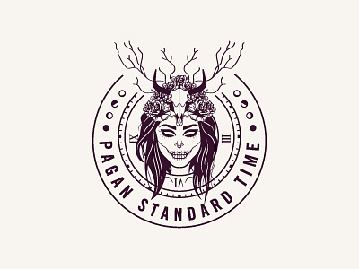 GOTHIC GODDESS LOGO DESIGN