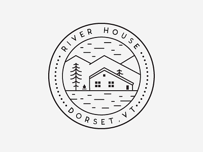 Minimalist Vacation home logo design