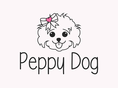 Dog Logo Design bow cut logo design dog dog accessories dog logo graphic design graphic designer logo logo design logo designing minimal logo