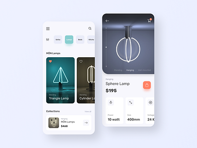 MÖN Shop - Interface concept