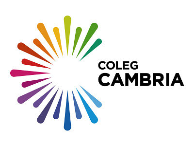 Coleg Cambria Brand brand c circle college gotham logo rebrand school typography uppercase vector wales