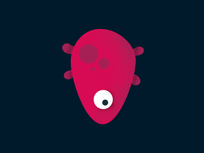 Red Germ character design game illustration vector web