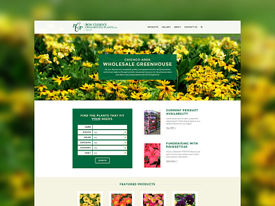 RCOP Greenhouse website greenhouse plants responsive rwd web website