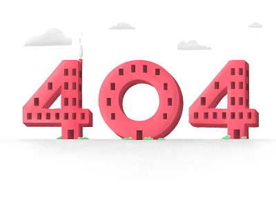 404 2d character 404 404 error branding charachter design city font illustrator typography ui ux