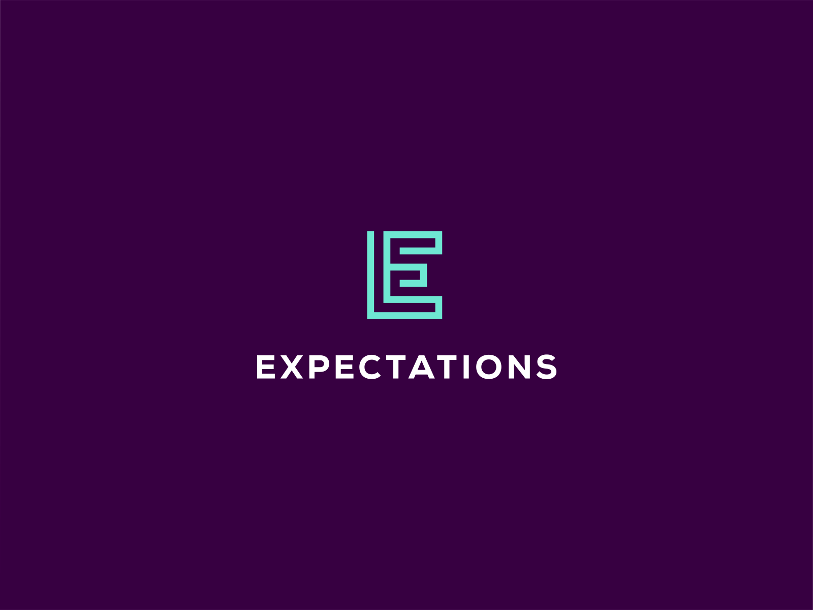 Expectations - logo design brand design brand identity branding graphic design line logo logo design logodesign logos visual identity