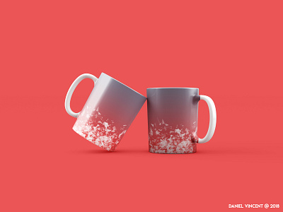 Mug🔥 danielvincent design mug red top