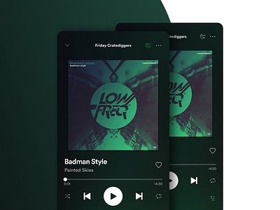 Spotify Sleep timer app app design danielvincent design ui ui ux ui design uidesign ux
