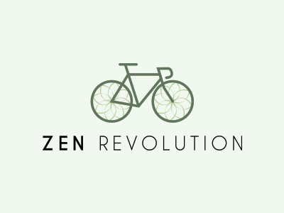 Zen Revolution branding design logo typography