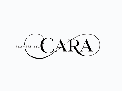 Flowers by Cara branding design illustration logo typography