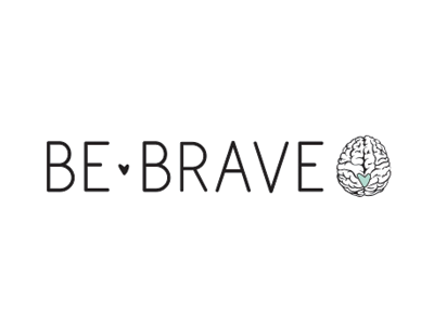 Be Brave For Life Foundation branding design illustration logo typography