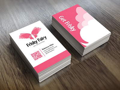 Frisky Fairy Business Card business card card frisky fairy minimalist