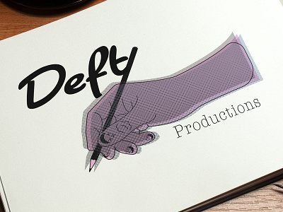 Deft Hand Productions Logo adobe illustrator branding illustration logo vector