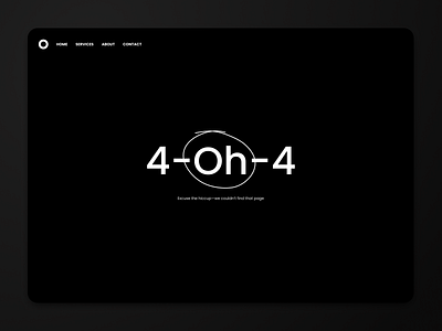 404 page | Daily UI #008 008 404 404 page black and white classy daily ui 008 dailyui dailyui 008 dailyui008 design desktop elegant error page figma friendly interface not found ui ux website