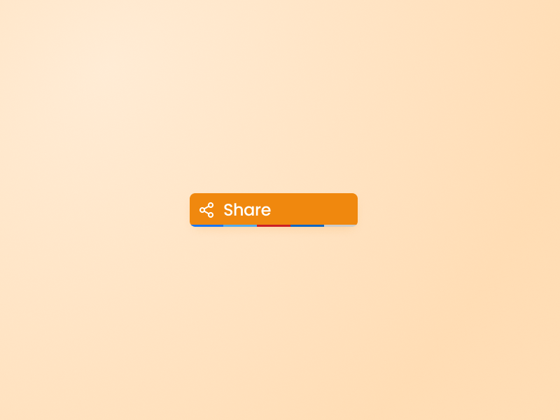 Social share | Daily UI #010 010 animation app daily ui 010 dailyui dailyui 010 dailyui010 design element figma hover interface share share button transition ui ui component ui element ux web